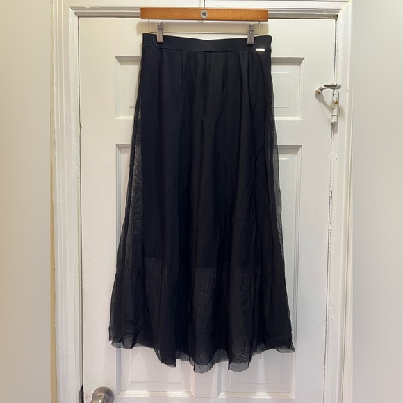 NWT Tahari Tulle Black Skirt - Picture 1 of 5